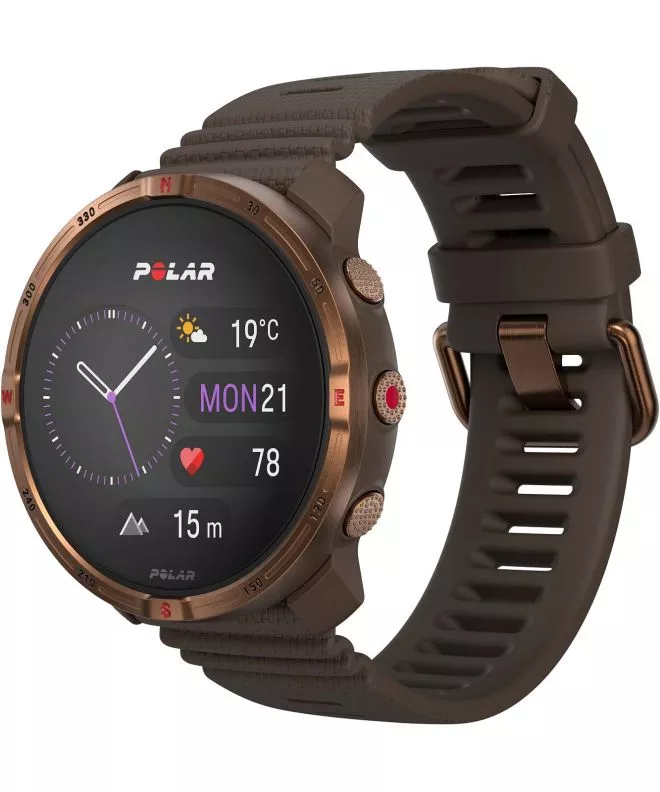 Polar Grit X2 Brown Copper unisex sport watch 725882069203