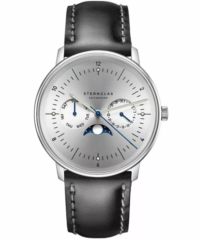 Sternglas Naos Moonphase gents watch S01-NM52-BR02