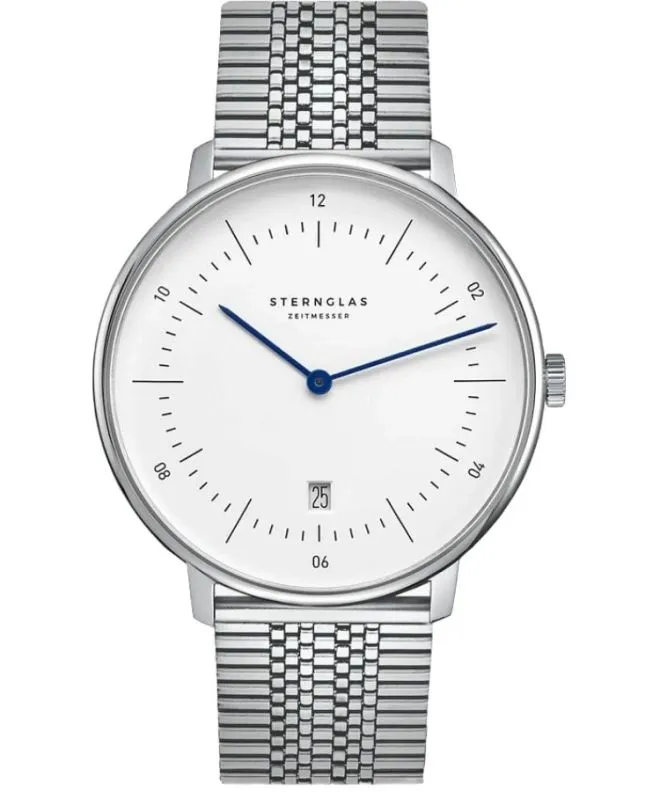 Sternglas Naos XL Bauhaus gents watch S01-NX44-ME08