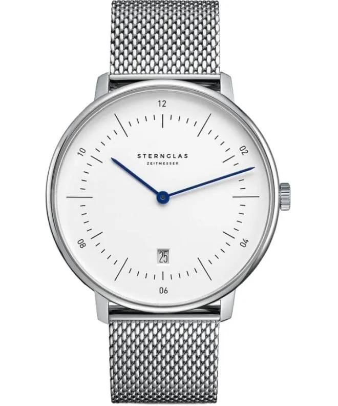 Sternglas Naos XL Bauhaus gents watch S01-NX44-MI04