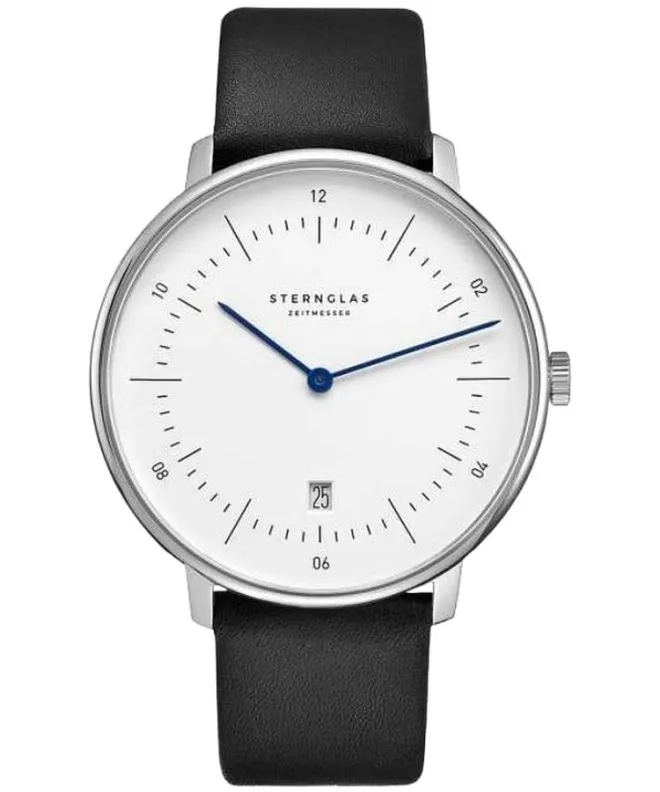 Sternglas Naos XL Bauhaus gents watch S01-NX44-PR07
