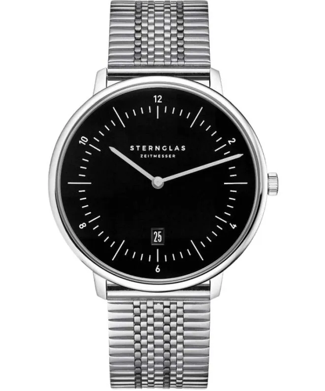 Sternglas Naos XL Bauhaus gents watch S01-NX53-ME08