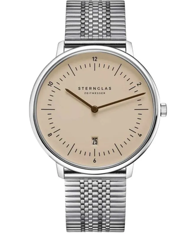 Sternglas Naos XL Bauhaus gents watch S01-NX54-ME08