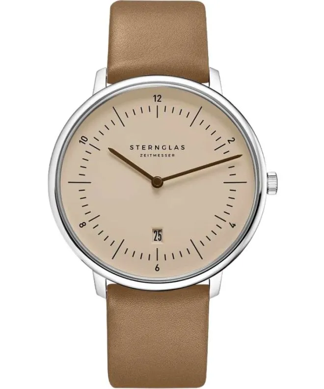 Sternglas Naos XL Bauhaus gents watch S01-NX54-PR01