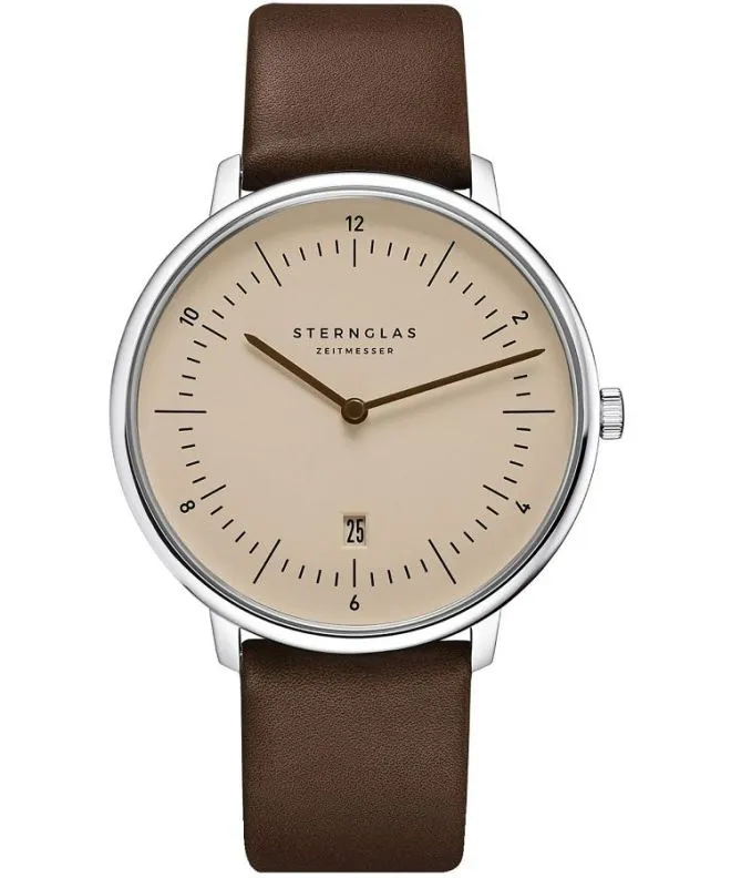 Sternglas Naos XL Bauhaus gents watch S01-NX54-PR04