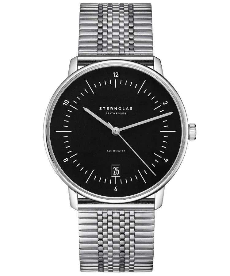 Sternglas Naos Piano Black Automatic gents watch S02-NA53-ME08