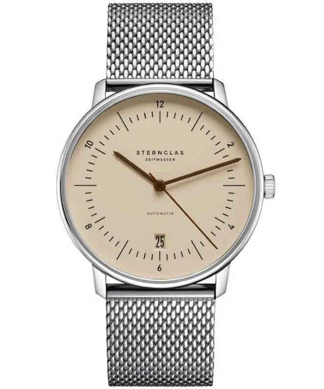 Sternglas Naos Sand Brown Automatic gents watch S02-NA54-MI04