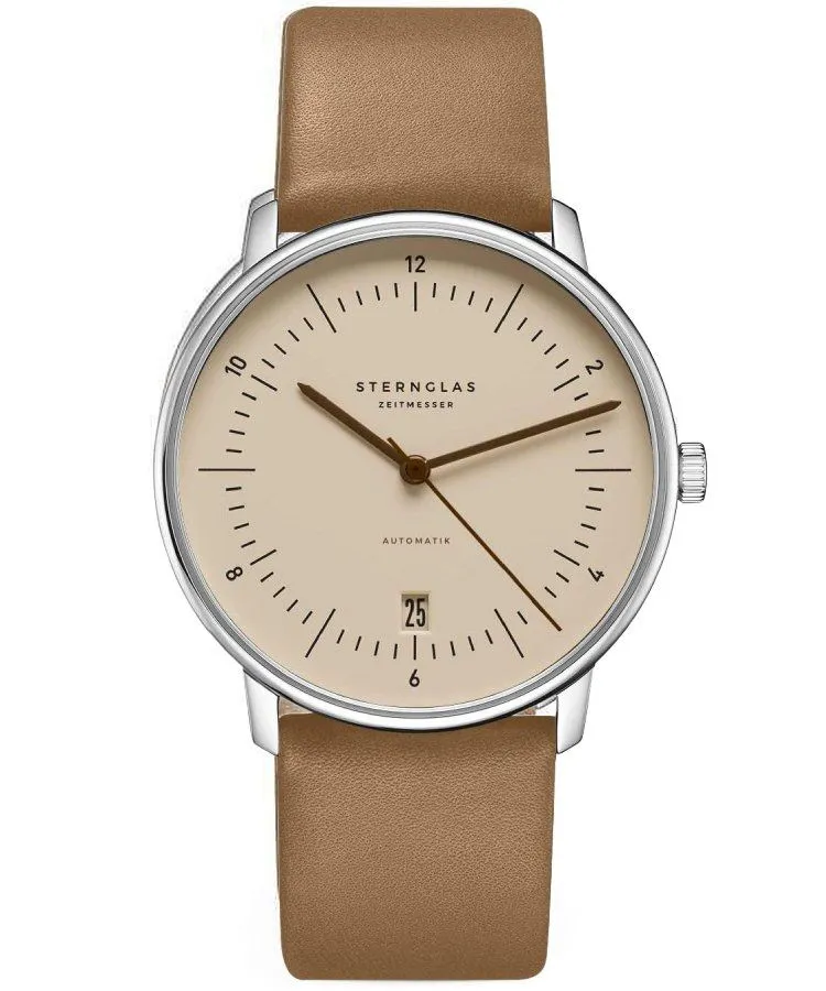 Sternglas Naos Sand Brown Automatic gents watch S02-NA54-PR01