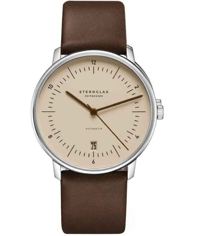 Sternglas Naos Sand Brown Automatic gents watch S02-NA54-PR04