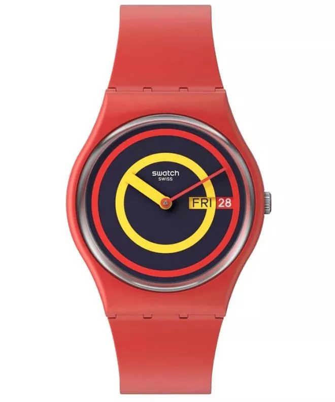Swatch Concentring Red watch SO28R702