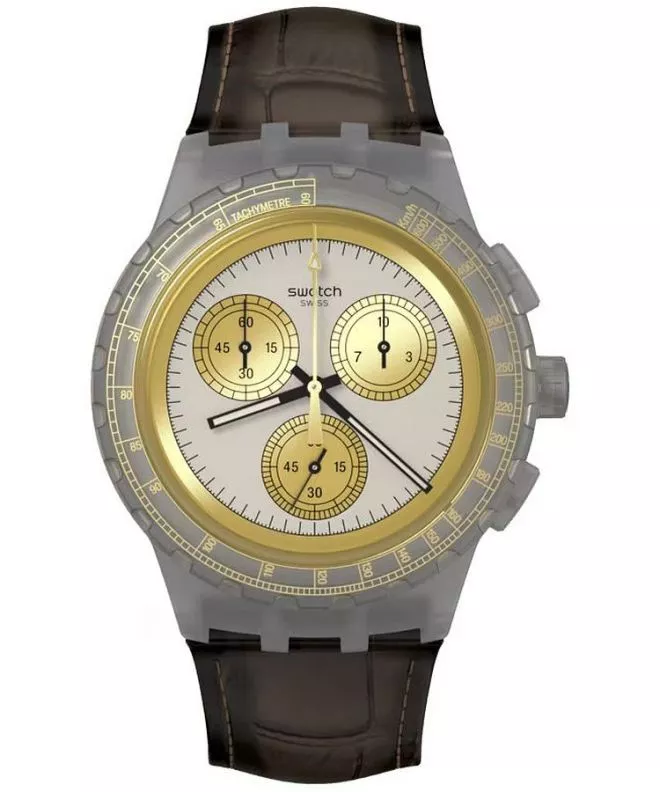 Swatch Golden Radiance Chrono unisex watch SUSM100