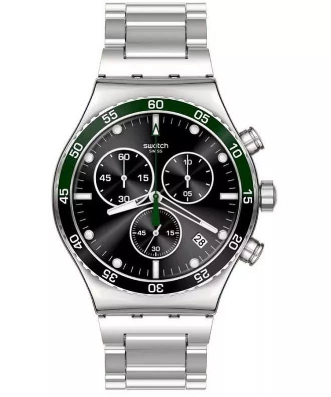 Swatch Irony  Dark Green Chronograph watch YVS506G