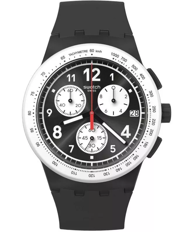 Swatch Nothing Basic about Black Chrono  watch SUSB420