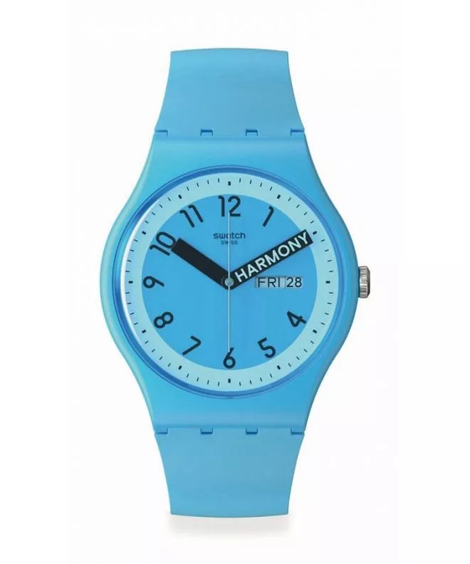 Swatch Proudly Blue watch SO29S702