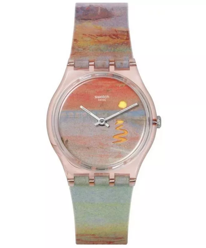Swatch Tate Gallery Turner's Scarlet Sunset watch SO28Z700