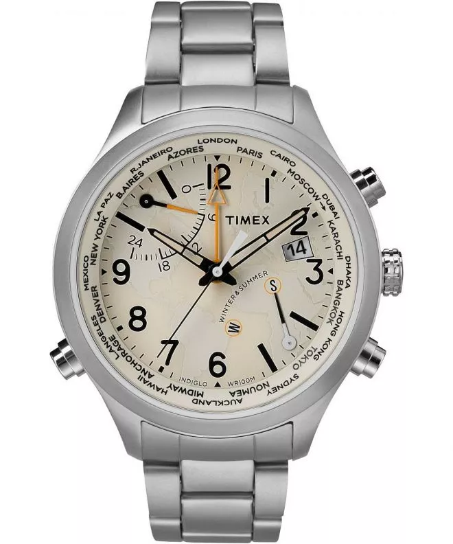 Timex Heritage World Time IQ watch TW2R43400