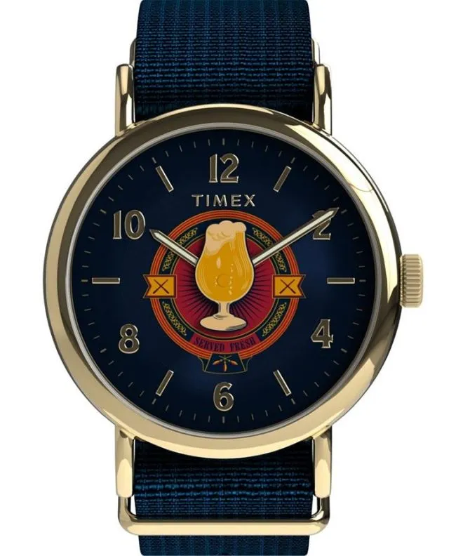 Timex Harry Potter X Weekender Butterbeer 40mm Fabric Strap unisex watch TW2Y76100