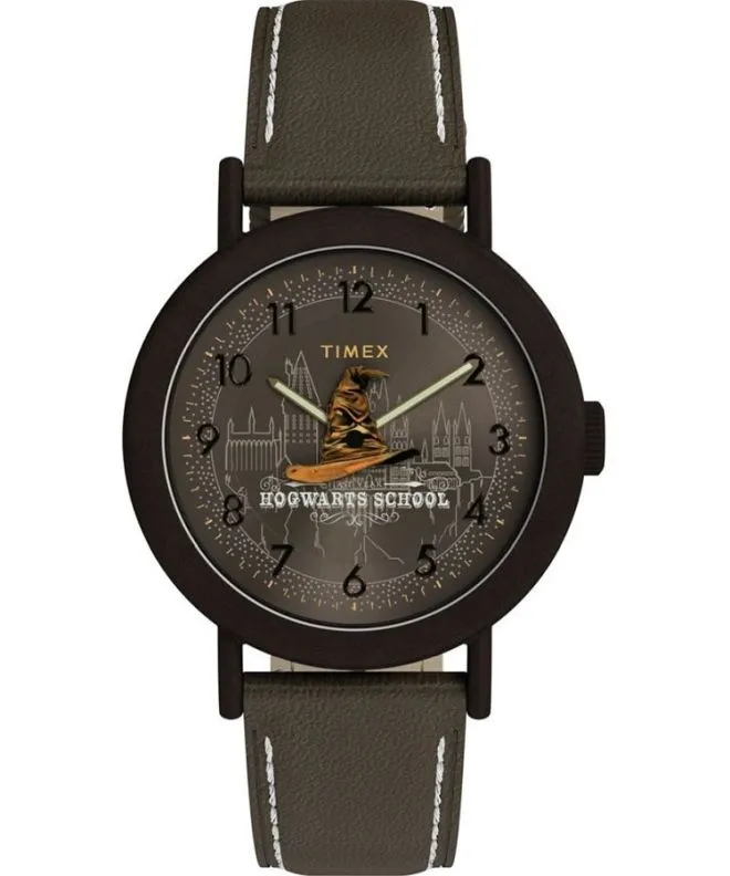 Timex Harry Potter X Weekender Sorting Hat 37mm Leather Strap unisex watch TW2Y77000