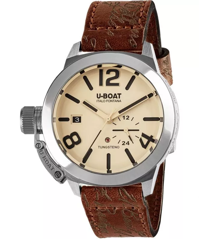 U-BOAT Classico 42 Tungsteno Beige watch 8892