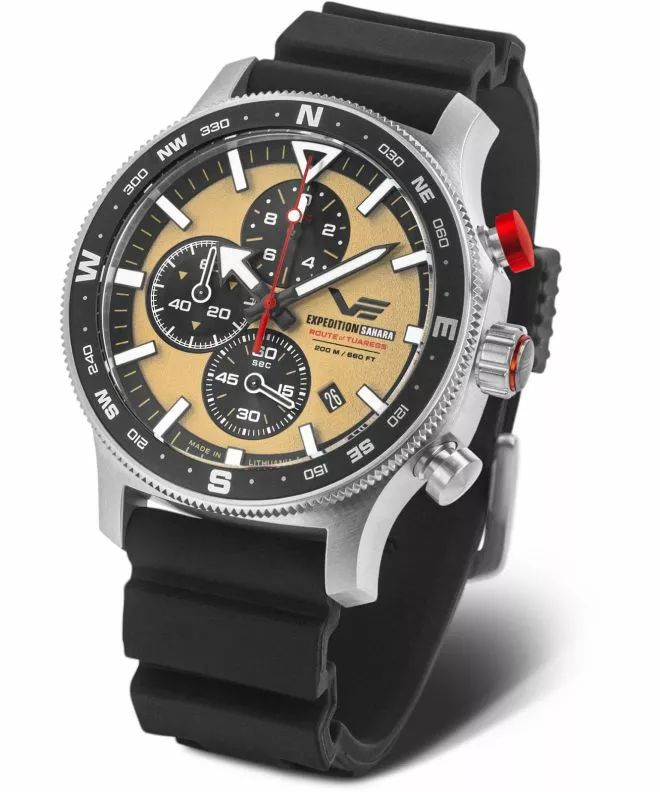 Vostok Europe Expedition Sahara Route of Tuaregs Chronograph Limited Edition SET gents watch 6S10-598A753