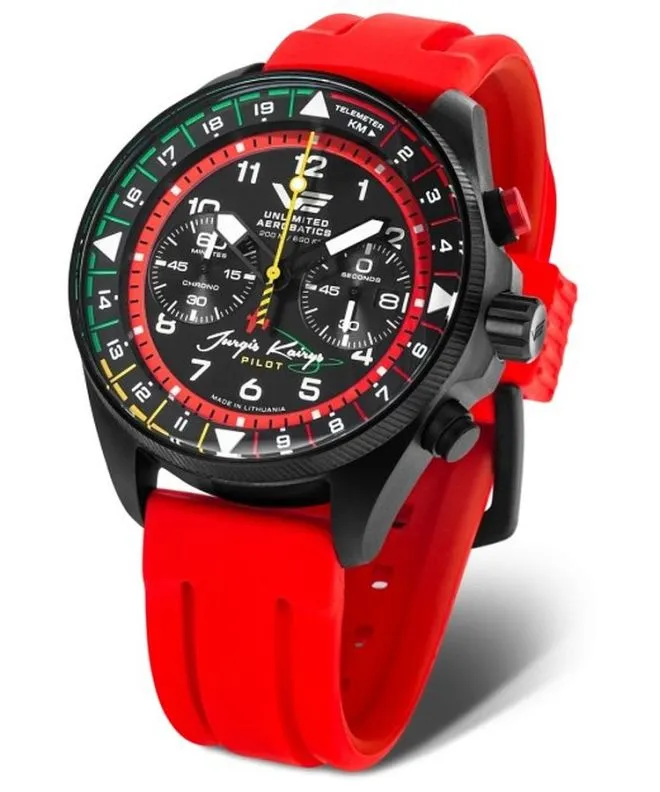 Vostok Europe Jurgis Kairys Unlimited Aerobatics Chronograph Limited Edition SET gents watch 6S21-326C794