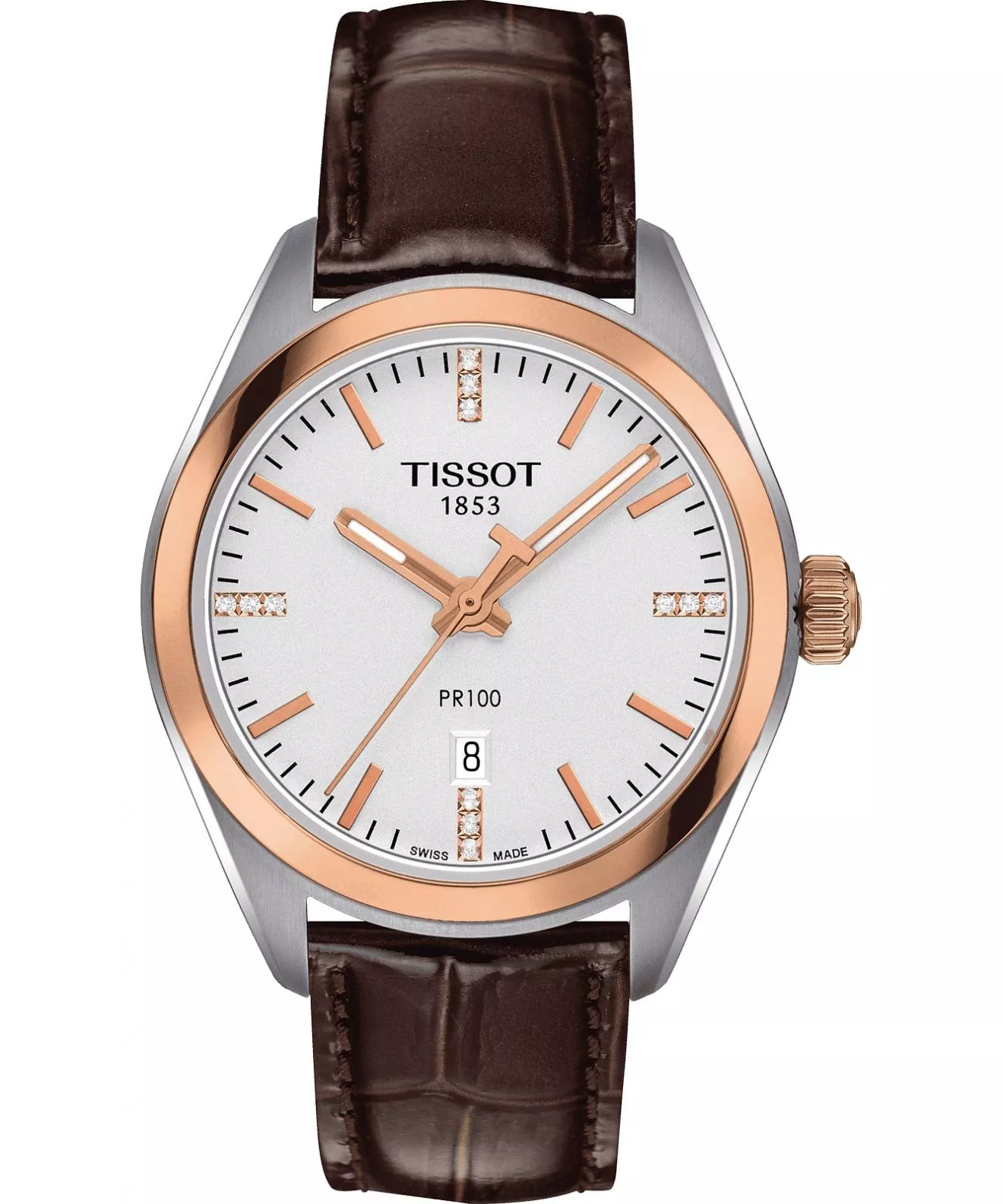 Tissot PR 100 Diamonds Women's Watch T101.210.26.036.00 (T1012102603600)