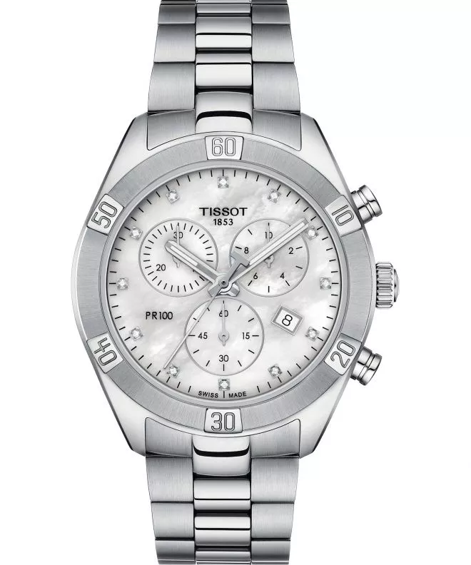 Tissot PR 100 Sport Chic Chronograph Ladies Watch T101.917.11.116.00 (T1019171111600)