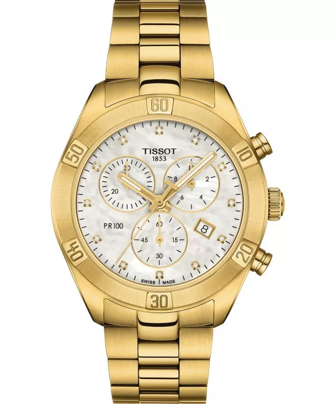 Tissot PR 100 Sport Chic Chronograph Ladies Watch T101.917.33.116.01 (T1019173311601)