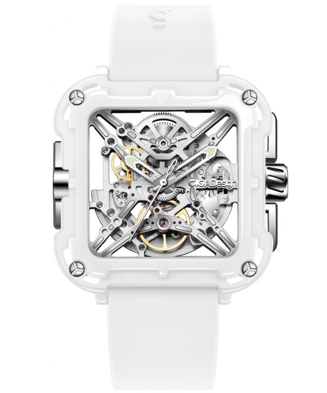 Ciga Design X Series Ceramic Skeleton watch X012-WS02-W5WH
