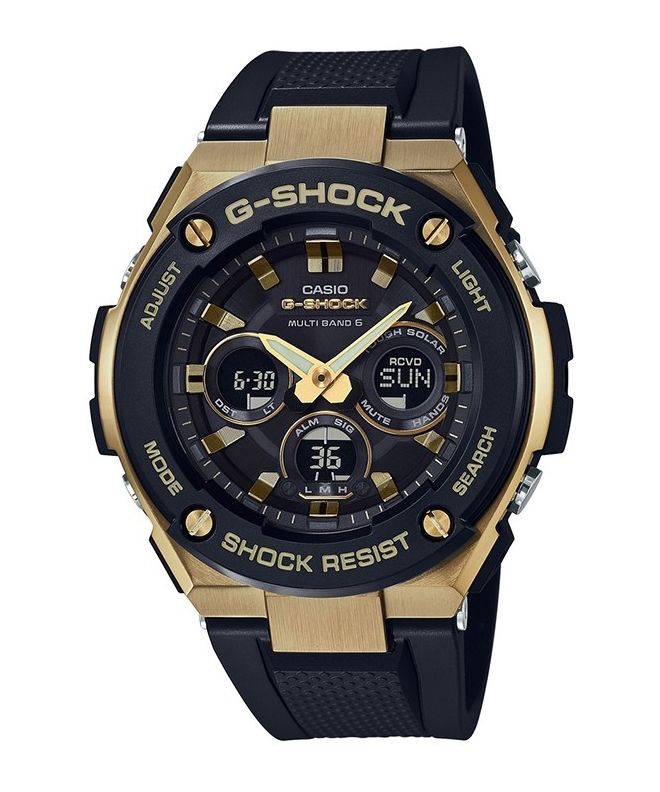 G-SHOCK Casio G-Steel Solar Waveceptor gents watch GST-W300G-1A9ER