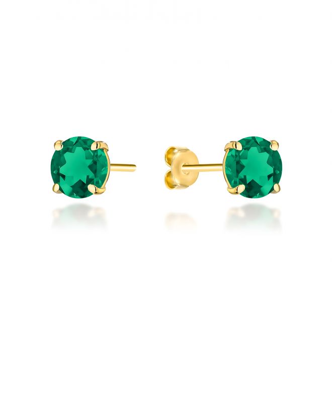 Bonore - Gold 585 - Kwarc earrings