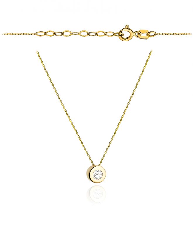 Bonore - Gold 585 - Cubic Zirconia necklace