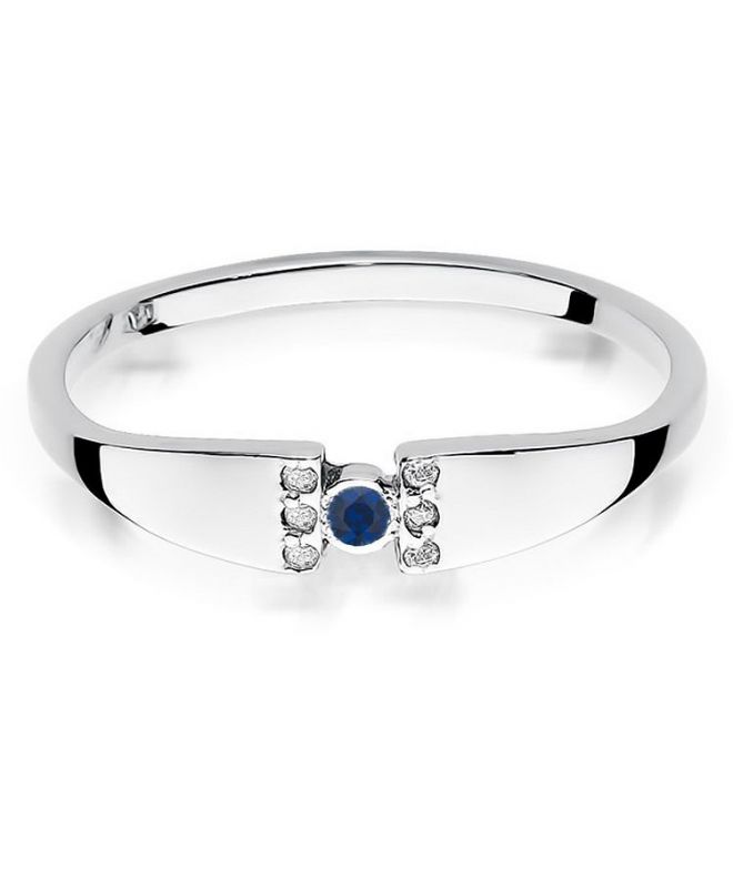 Bonore - White Gold 585 - Sapphire 0,05 ct ring