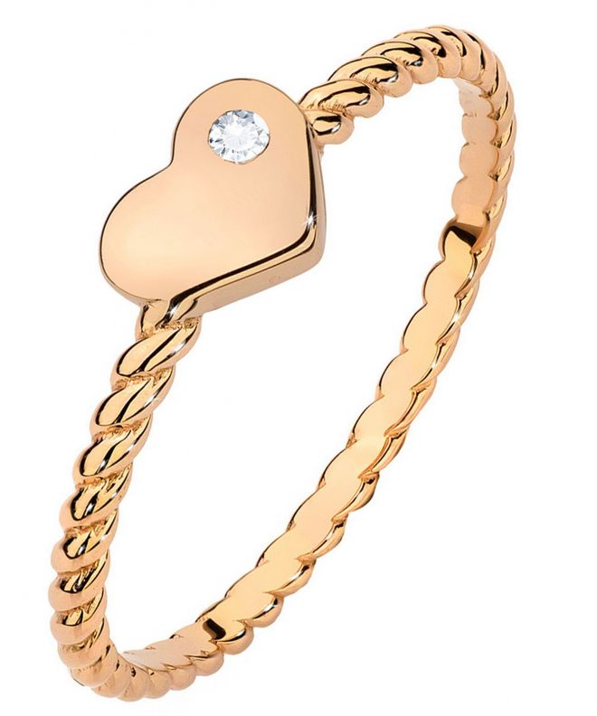 Bonore - Rose Gold 585 - Diamond 0,03 ct ring