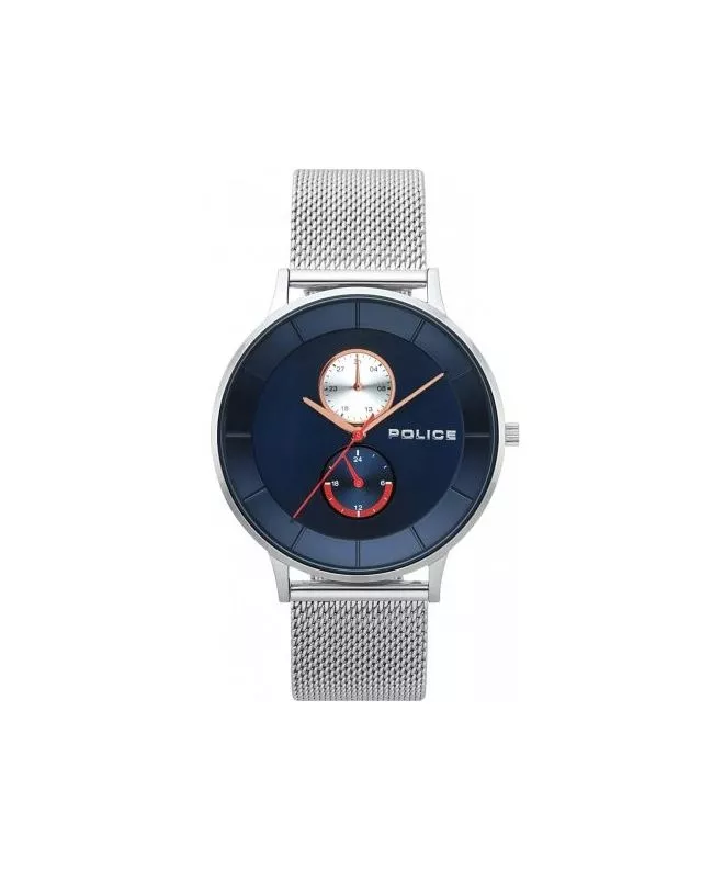 Police Orologio Uomo PL.15402JS/03MM: Design Sportivo E Quadrante Blu - 6
