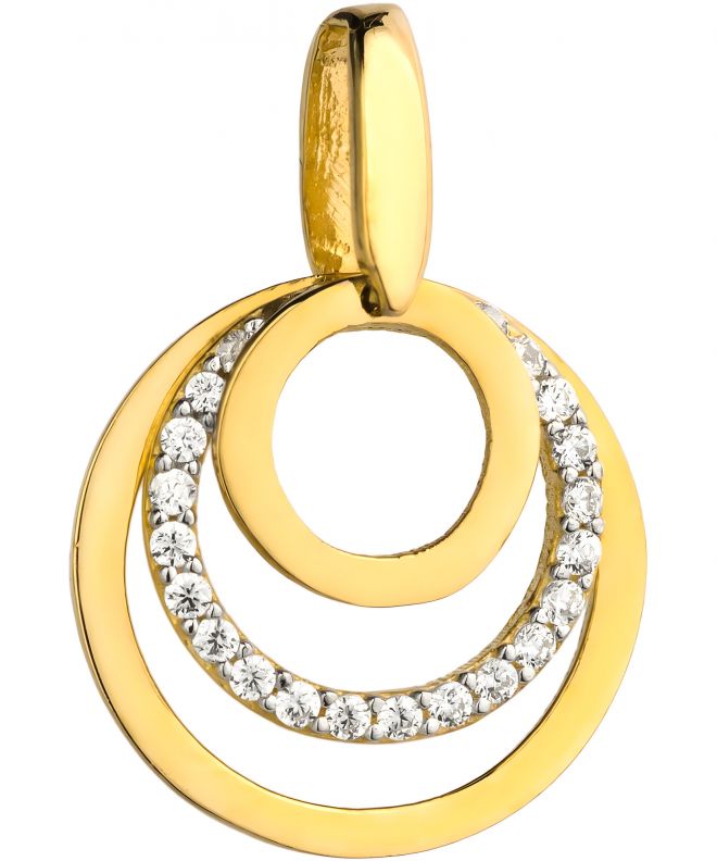 Bonore - Gold 585 - Cubic Zirconia pendant