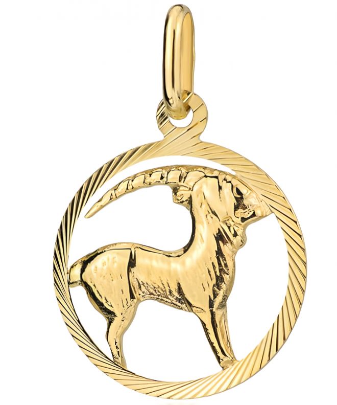 Bonore - Gold 585 - Capricorn pendant