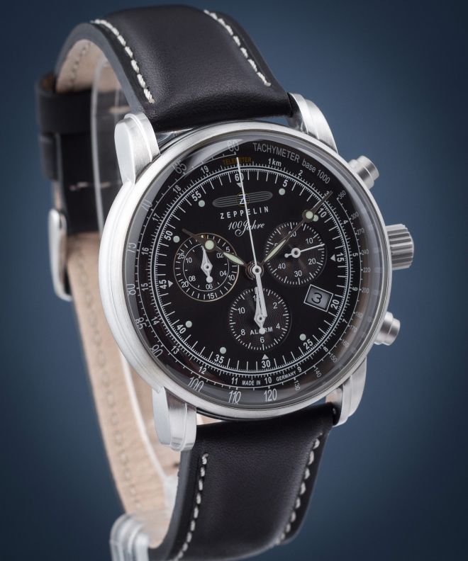 Zeppelin 100 Years Zeppelin Chronograph Alarm Men's Watch 7680-2