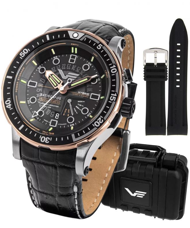 Vostok Europe Batiscafos Hybrid Automatic SET gents watch PX84-511E769