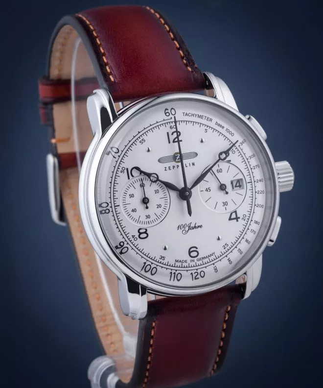 Zeppelin 8676-1 - 100 Jahre Chronograph Watch • Watchard.com
