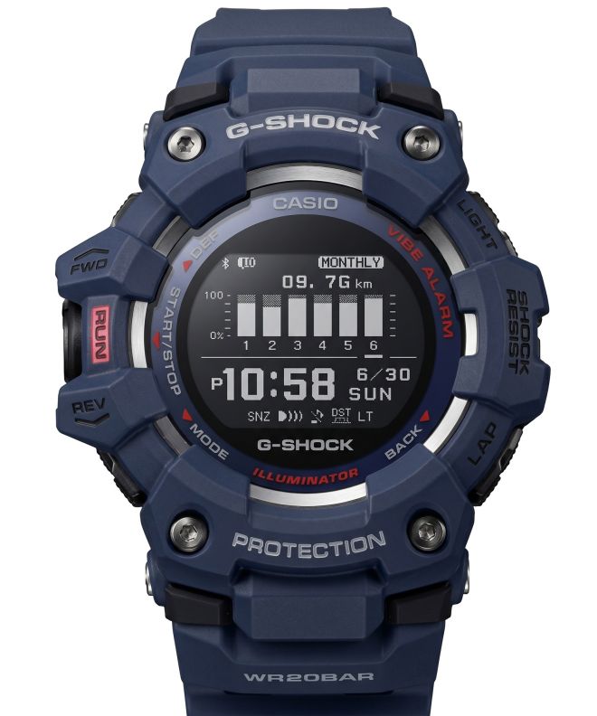Casio G-SHOCK G-Squad Bluetooth Sync Step Tracker Watch GBD-100-2ER