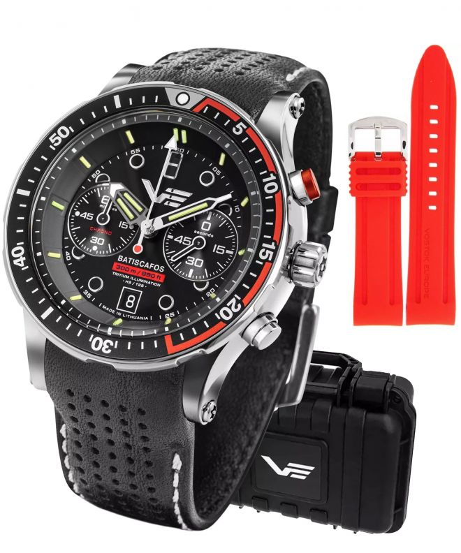 Vostok Europe Batiscafos Chronograph SET gents watch 6S21-511A771