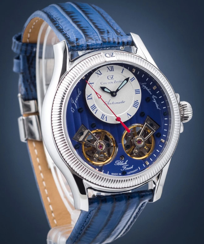 Carl von Zeyten CVZ0084SBLS - Waldhaus Automatic watch •