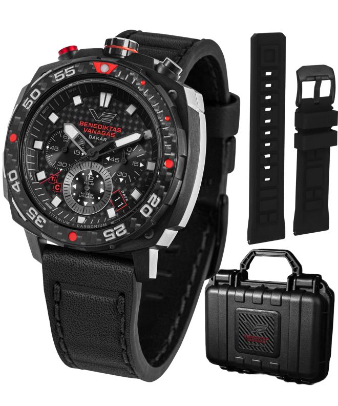 Vostok Europe Benediktas Vanagas Dakar Chronograph Europe Systema Periodicum Special Edition watch VK67-650J740