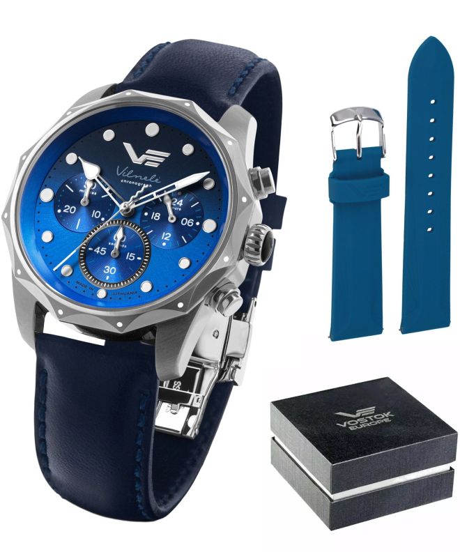 Vostok Europe Vilnele Chronograph Limited Edition SET watch JS20-125A750