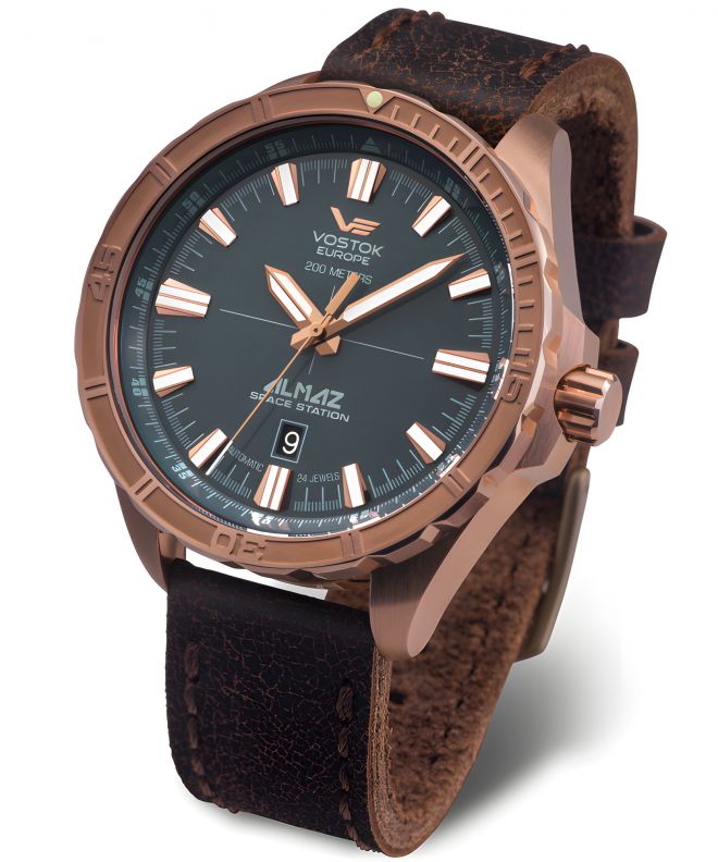 Vostok Almaz Space Station Automatic Bronze Line Men's Watch NH35A-320O507