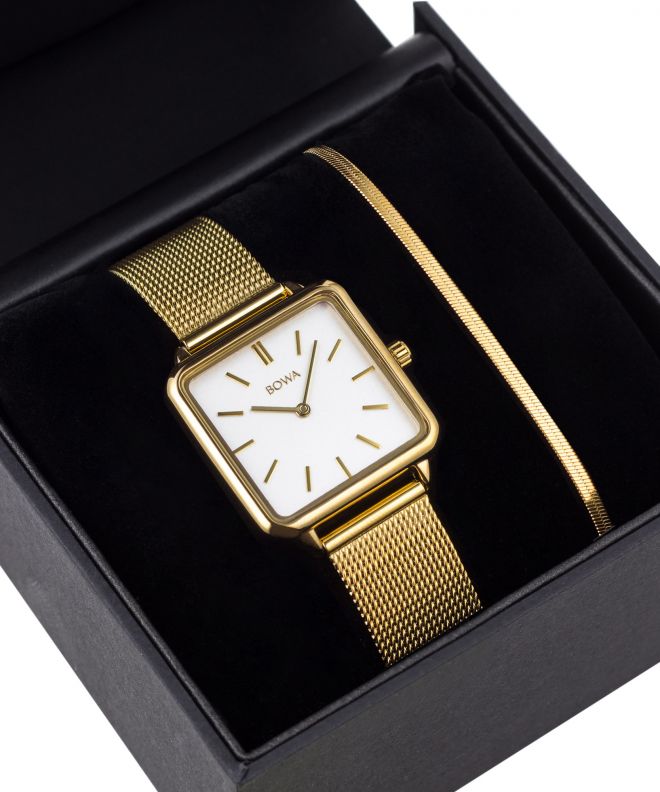 BOWA Vienna White Gold Mesh 29 Gift Set ladies watch VI294-24-164M-419-03