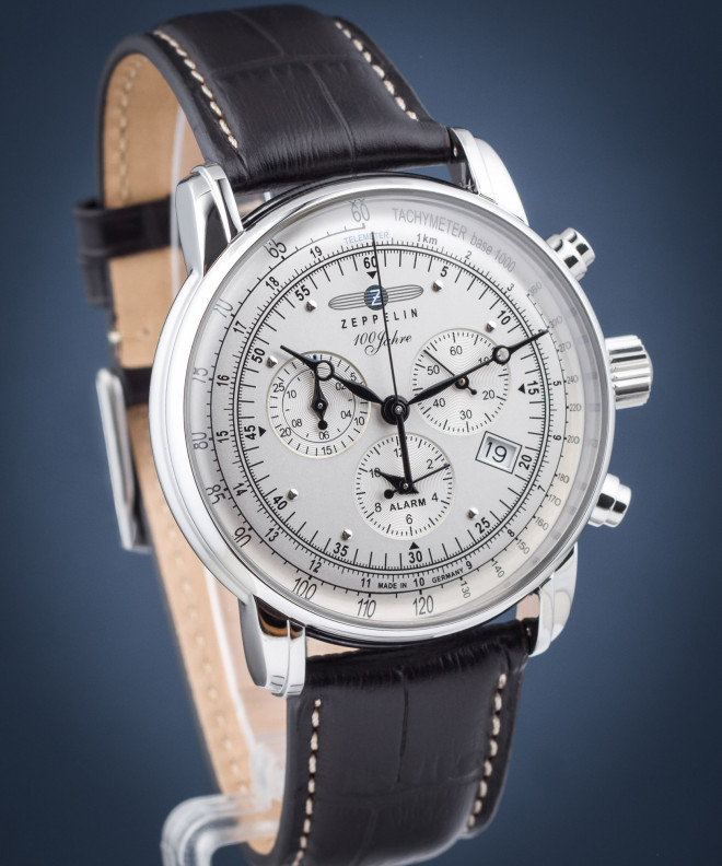 Zeppelin 100 Years Zeppelin Chronograph Alarm Men's Watch 7680-1
