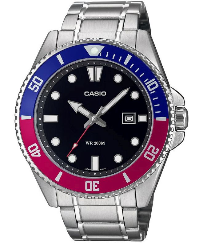 Casio Duro Pepsi Diver gents watch MDV-107D-1A3VEF
