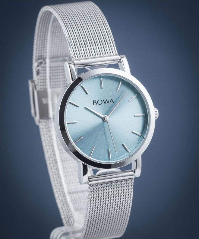 BOWA Tokyo Ice-Blue Silver Mesh 33 watch TO335-95-165M